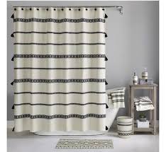 Black Ivory Shower Curtain