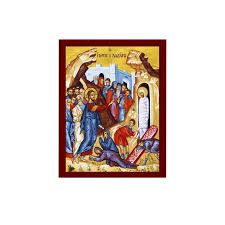 Raising Of Lazarus Icon Handmade Greek
