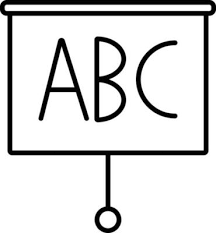 Line Art Ilration Of Abc Alphabet