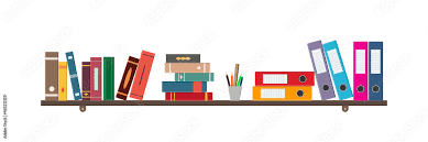 Shelf Bookshelf With Binder Folder
