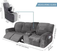 Stretch Loveseat Reclining Couch Covers