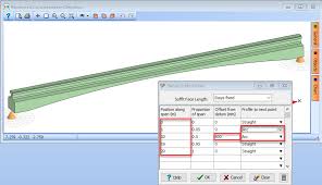 ps beam with a psuedo curved soffit