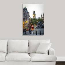 Greatbigcanvas Trafalgar Square And Big Ben Lo 36 In H X 24 In W Abstract Print On Canvas 2522075 24 24x36