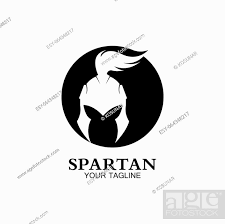 Spartan Logo Icon Designs Vector Stock