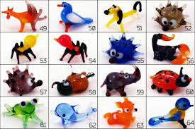 Glass Animal Figurines Miniature Glass