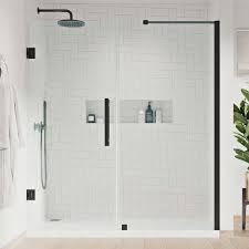 Alcove Frameless Hinge Shower Door