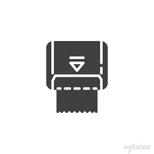 Paper Towel Dispenser Vector Icon