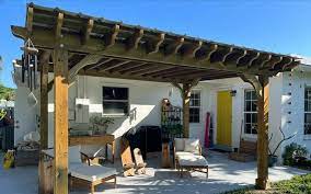Covered Pergola Kits With Roofs Order
