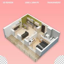 Page 3 Studio Apartment Layout Psd