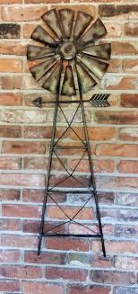 Tall Rustic Metal Hobby Lobby Windmill