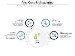 Pros Cons Brainstorming Ppt Powerpoint