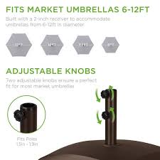 Hdpe Plastic Mobile Patio Umbrella Base