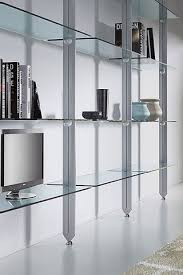 Custom Glass Wall Shelves For