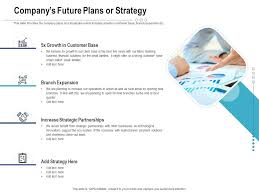 Companys Future Plans Or Strategy Raise