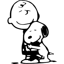 Charlie Brown And Snoopy Die Cut Decal