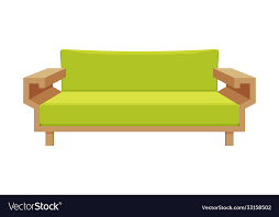 Light Green Comfortable Sofa Cozy