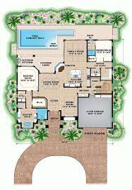 4 Bedroom Coastal House Plan With Pool