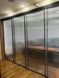 Office Aluminum Glass Sliding Door