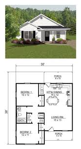 Two Bedroom Small House Plan