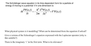 Solved The Schrödinger Wave Equation In