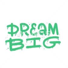 Dream Big Hand Lettering Motivation