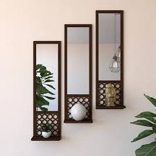 Macklet Designer Long Wall Mirror Set Of 3