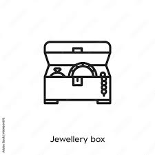 Jewelry Box Icon Vector Sign Symbol