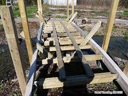 Wooden Garden Bridge Build Small