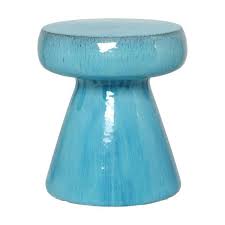 Mushroom Stool In Blue Design By