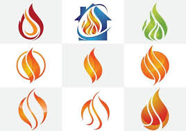 Flame Logo Design Fire Icon Oil And