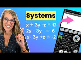 Solving Systems Of Equations