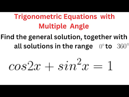 Solving Trigonometric Equations With