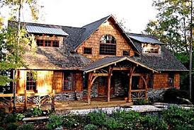 Timber Frame House Plan Design With