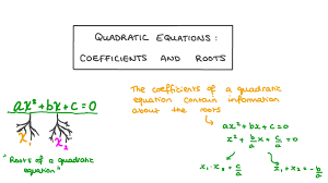 Quadratic Equations Coefficients
