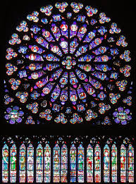 Rose Window Stained Glass Angel