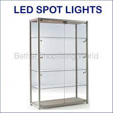 Led Glass Display Showcases Cabinet 1200mm