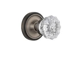 Dummy Crystal Glass Door Knob