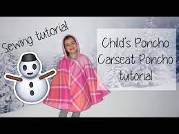 Child Carseat Poncho Pattern