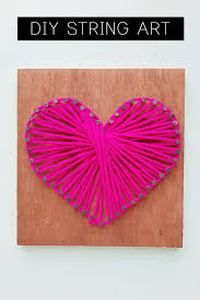 Diy Heart String Art Simple Sweet