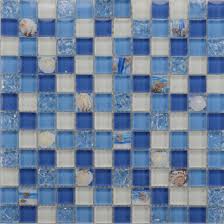 New Trend Decoration Glass Blue Mosaic