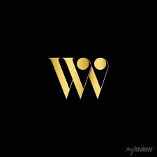 Initial Letter Wv Vw Logo Icon Design
