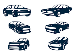 Dodge Charger Vector Art Icons And