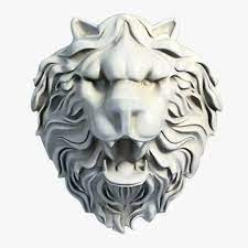 3d Model Lion Head Sculpture 2 Buy