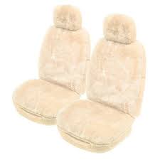 Thick Sheepskin Front Seat Covers