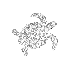 Domestic Turtle For Icon Symbol