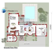 3 Bedroom 2 Bath House Plan With Nice