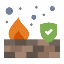 Fire Firewall Security Wall Icon