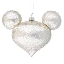 Disney Glass Ornament Mickey Mouse