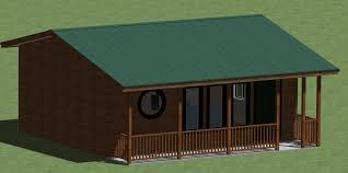 Small Cabin Plans 480 Sq Ft One