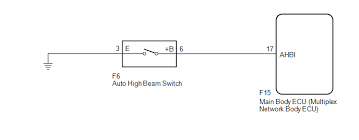 automatic high beam switch circuit